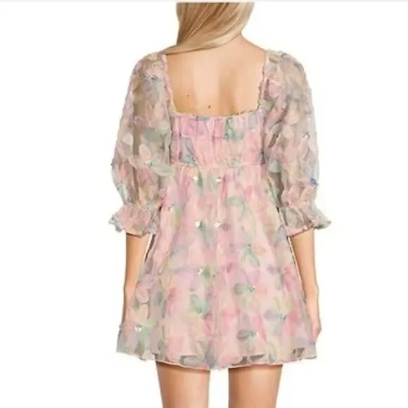 STORIA STACY SEQUIN BABYDOLL DRESS excellent condition - Picture 14 of 15